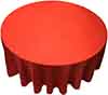 round tablecloths  red    108 