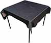 rectangle tablecloths  black    42  x 54 