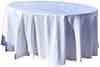 round tablecloths  white    120 