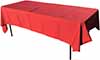 rectangle tablecloths  apple red    60  x 102 