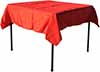 square tablecloths  red    54 