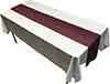 table runners  burgundy    12  x 108 