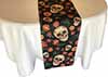 table runners  Dia De Los Muertos  sugar skulls and marigolds    13  x 120 