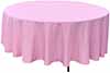 round tablecloths  pink    108 