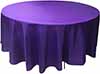 round tablecloths  purple    108 