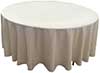 round tablecloths  beige    108 