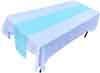 table runners  light blue    12  x 108 