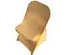 spandex stretch fitted slip on chair covers  gold 