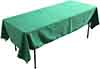 rectangle tablecloths  green  cotton    56  x 101 