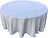 round tablecloths  silver    108 