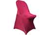 spandex stretch fitted slip on chair covers  burgundy 