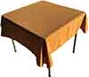 square tablecloths  gold    54 