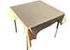 square tablecloths  champagne    54 