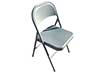 folding chairs  steel  gray 