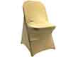 spandex stretch fitted slip on chair covers champagne