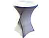 spandex cocktail table covers white