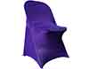 spandex stretch fitted slip on chair covers  purple 
