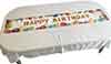 Happy Birthday banner   table runner  12  x 72  