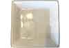 appetizer plates porcelain Acopa bright white 4 square