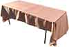 rectangle tablecloths  latte rose    60  x 120 