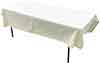 rectangle tablecloths  cream  cotton and linen blend    60  x 84 