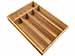 silverware organizer holder  bamboo 