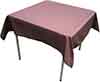 square tablecloths  chocolate    54 