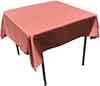 square tablecloths  terracotta rust    54 