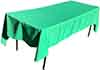 rectangle tablecloths  emerald green    60  x 102 