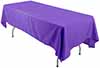 rectangle tablecloths  purple    60  x 126 