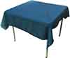 square tablecloths  peacock teal    54 