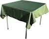 square tablecloths  olive green    54 