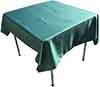 square tablecloths  hunter emerald green    54 