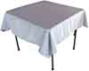 square tablecloths silver 54