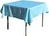 square tablecloths  light blue    54 