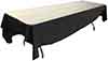 rectangle tablecloths black 70 x 120