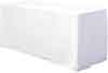 fitted polyester tablecloth for 4 foot rectangle tables white