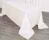 rectangle tablecloths  ivory    90  x 132 