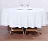 round tablecloths white 90