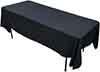 rectangle tablecloths  black    60  x 102 