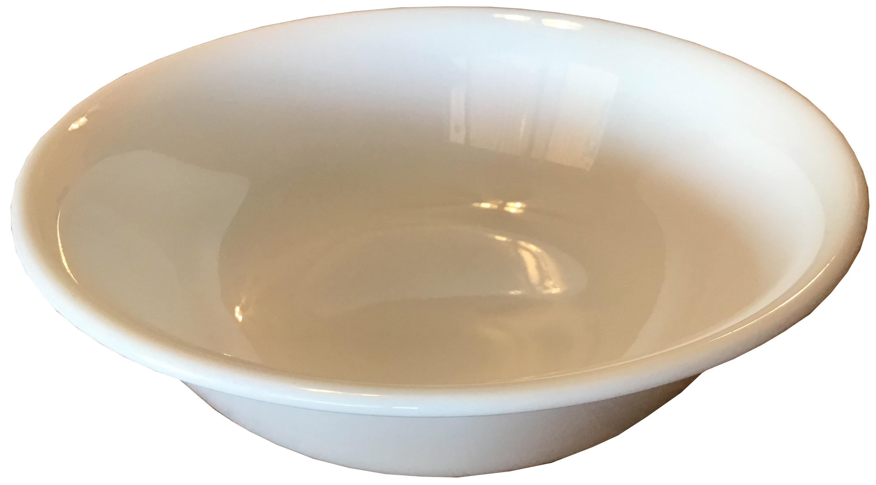 glass bowls (white, Corelle Vitrelle) - 6 1/4
