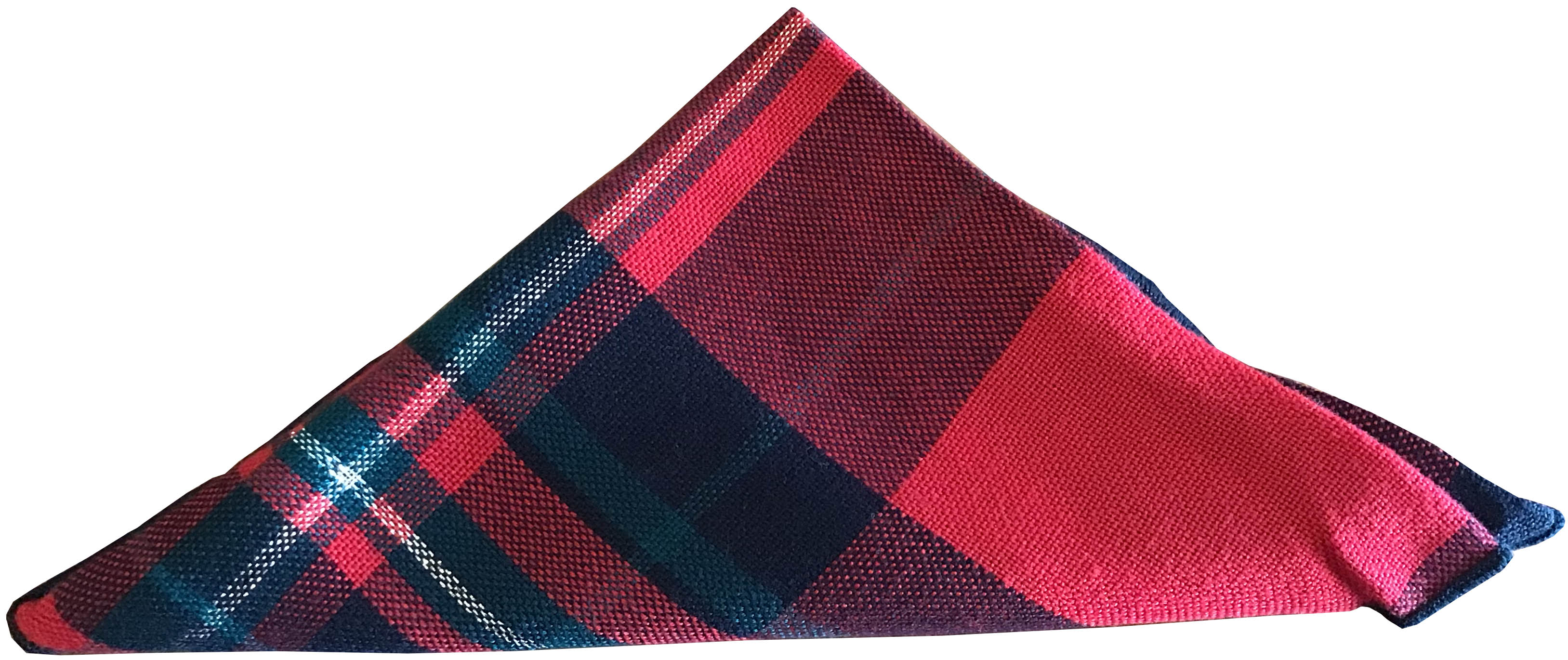 cloth dinner napkins (Christmas plaid) - 16 x 16