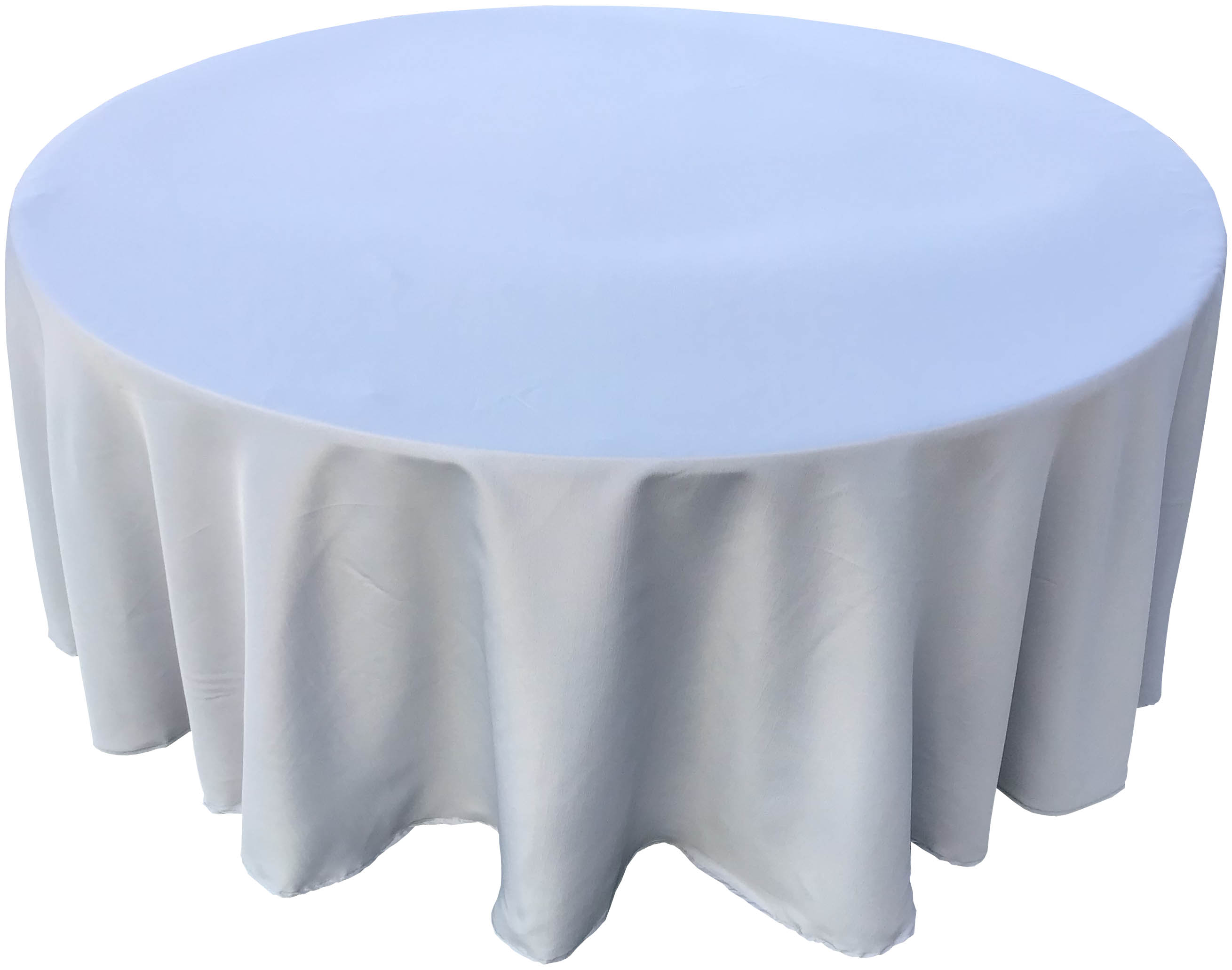 round tablecloths (silver) - 108