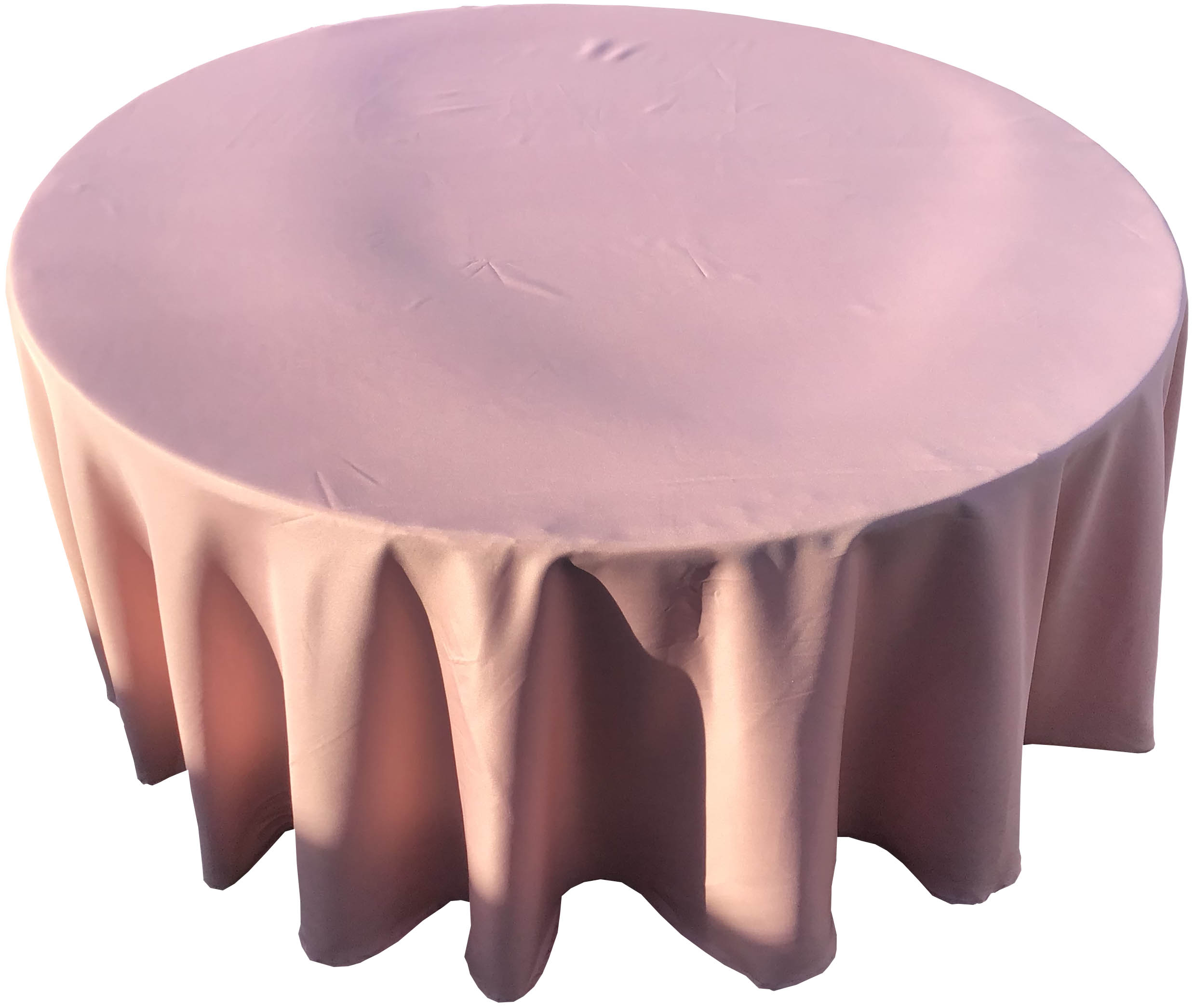 round tablecloths (dusty rose) - 108