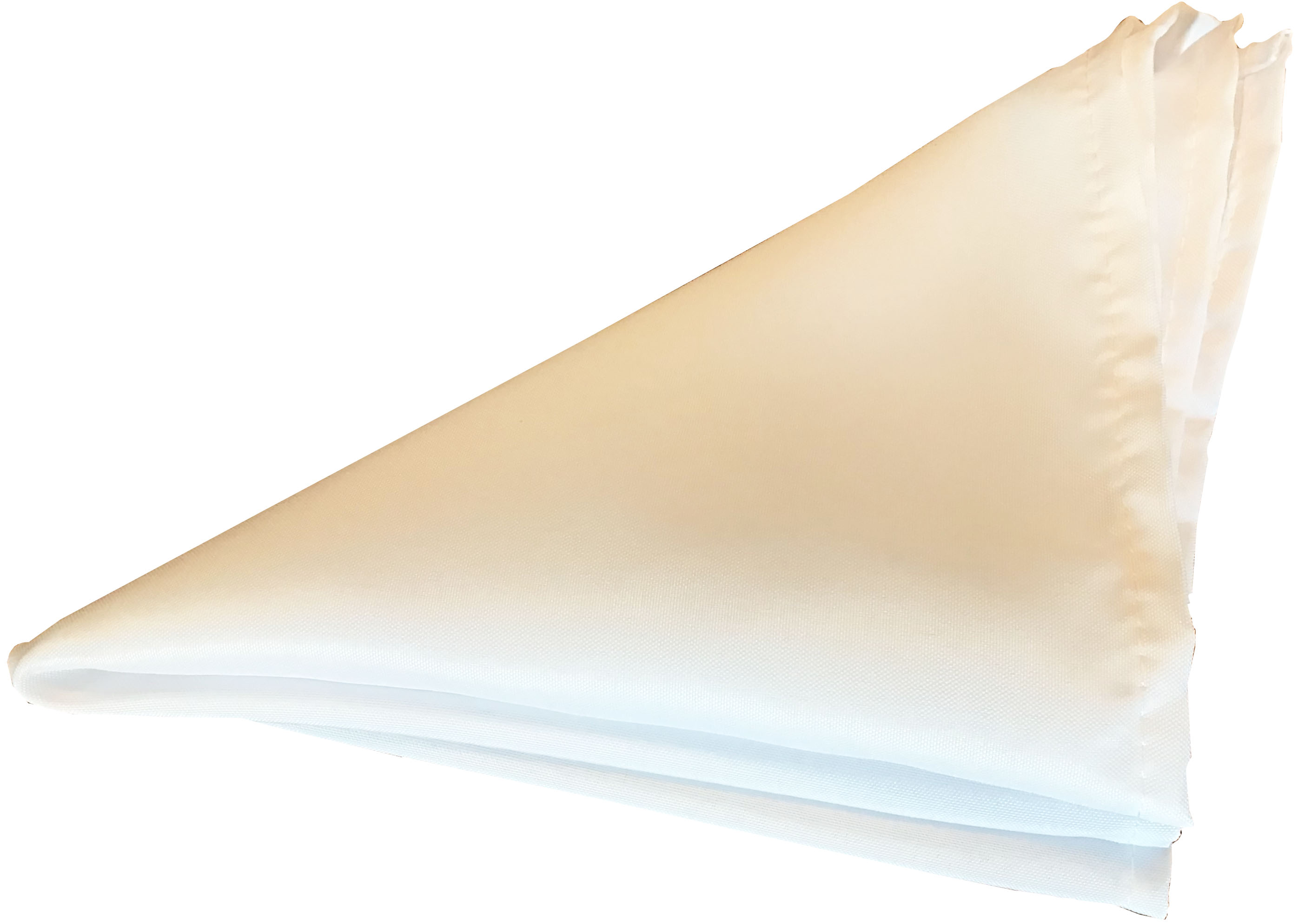 cloth dinner napkins (white) - 17 x 17