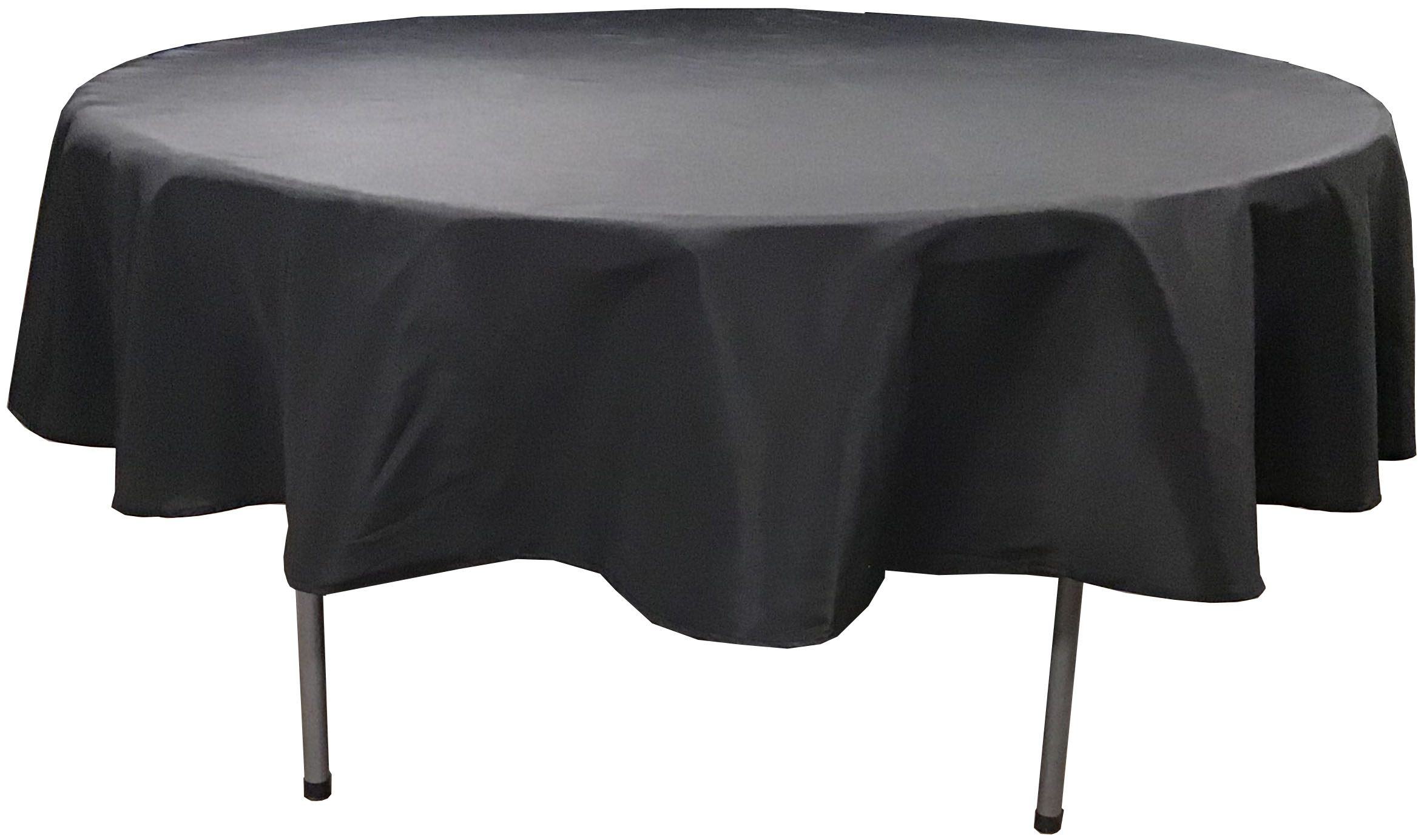 round tablecloths (black) - 90
