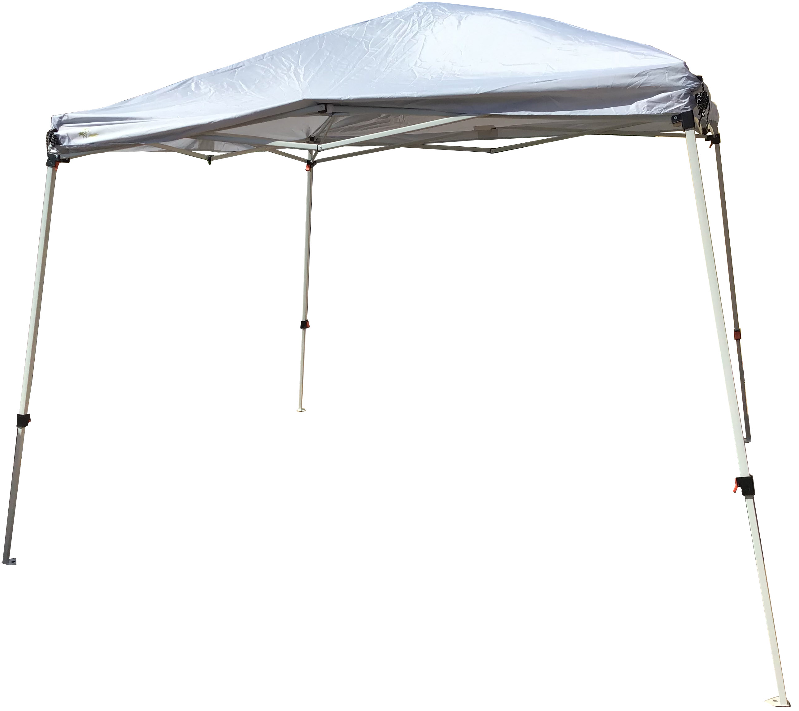 slant leg canopy tent (10 ft. x 10 ft.) - silver
