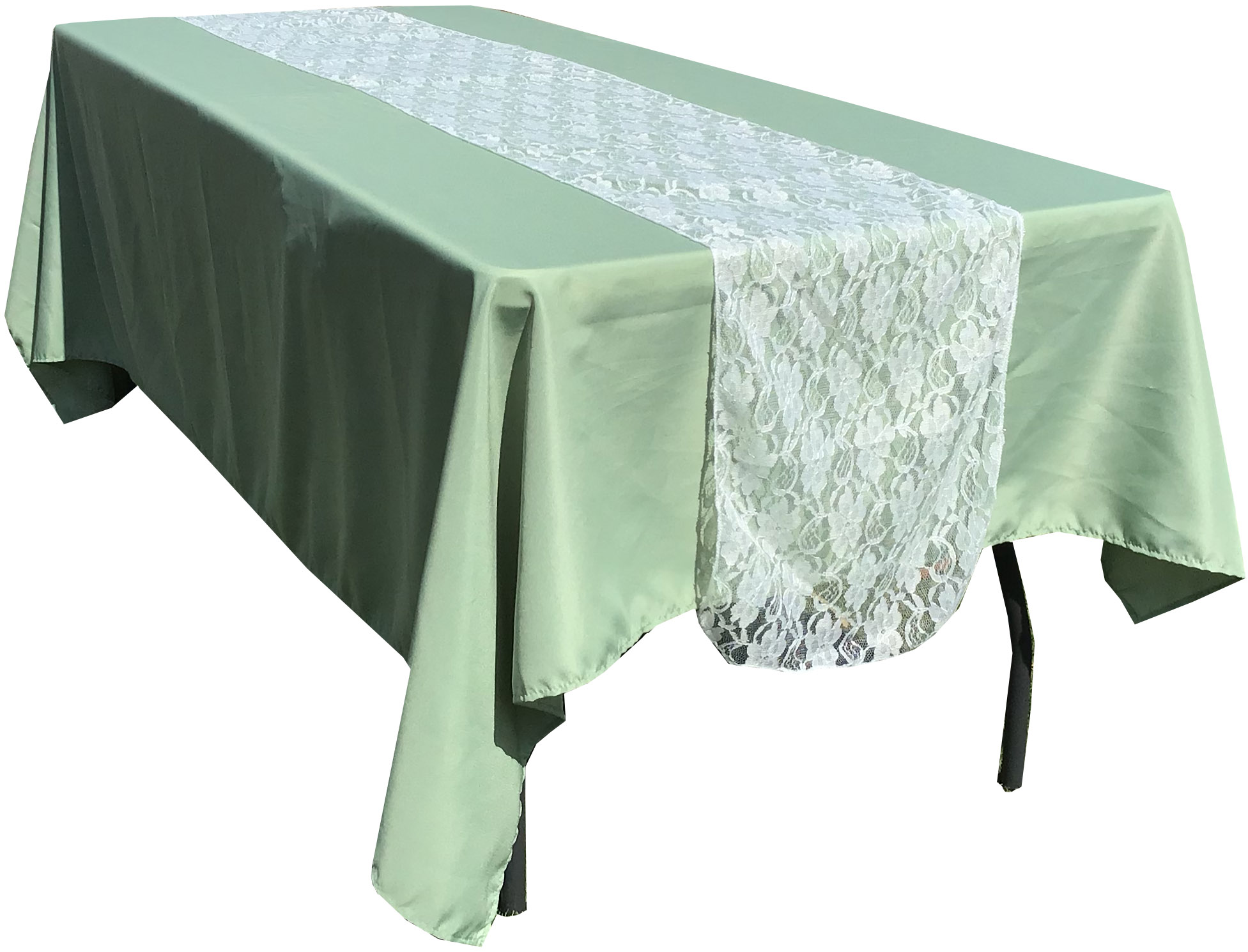 table runners (lace, white) - 14 x 108