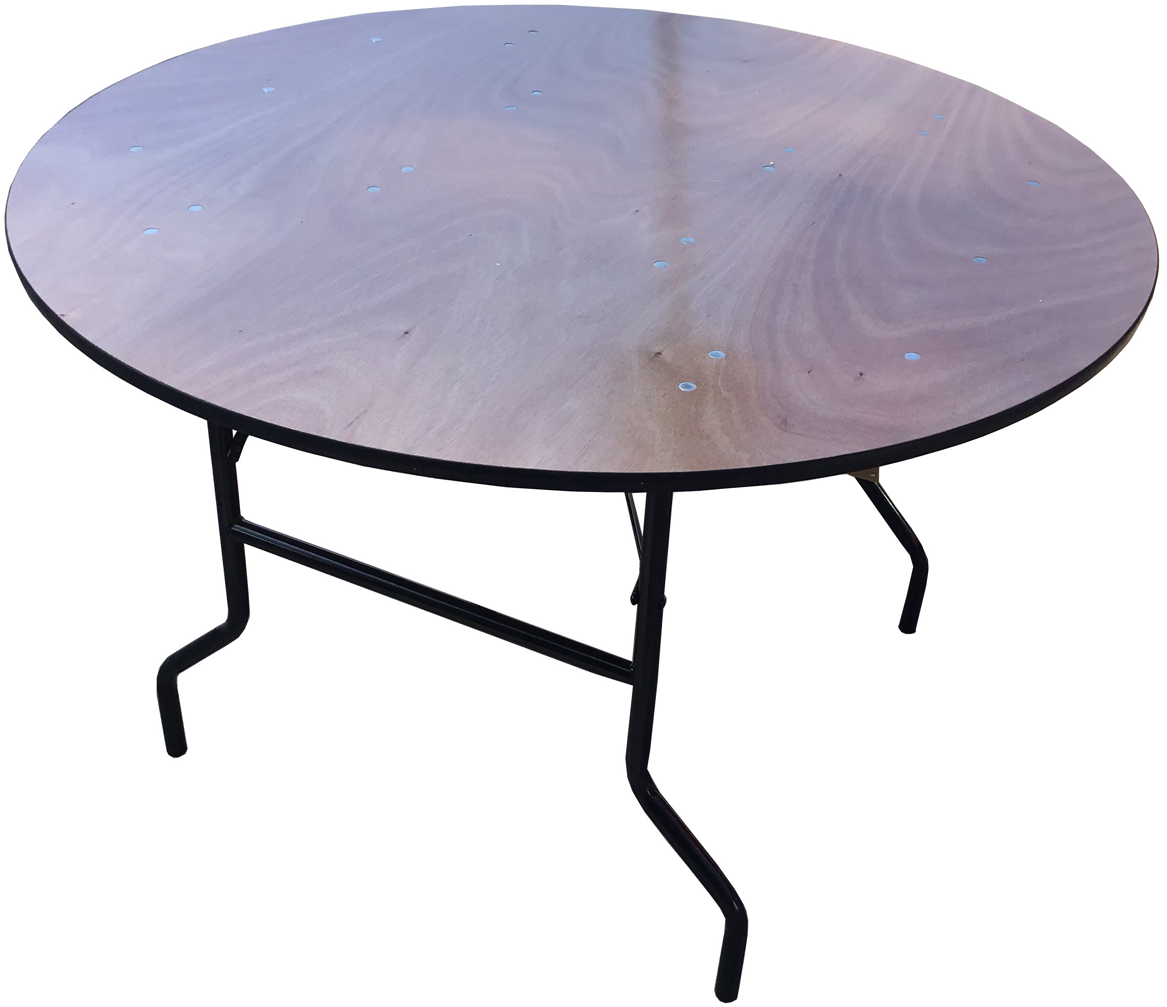 4 foot round tables (wood top)