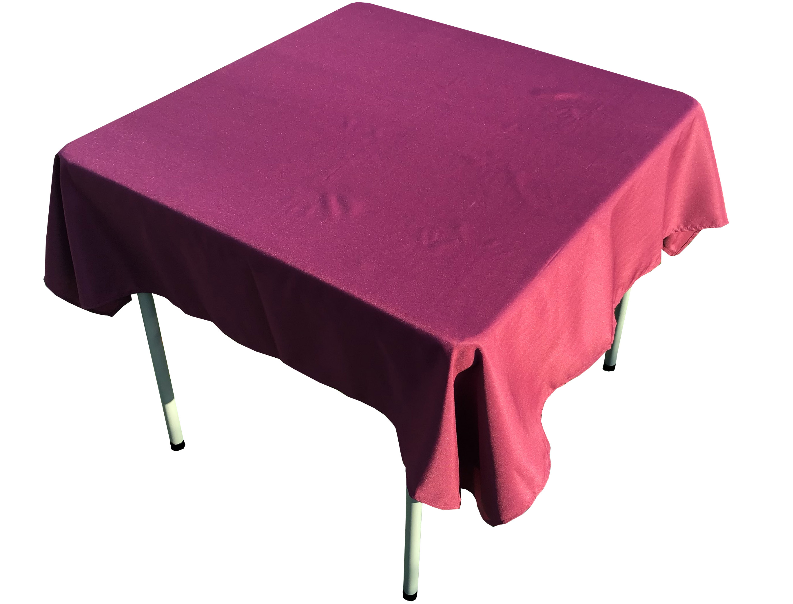 square tablecloths (burgundy) - 54